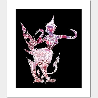 Thailand Kinnaree – Figure Of Spiritual Good Fortune T-Shirt Posters and Art